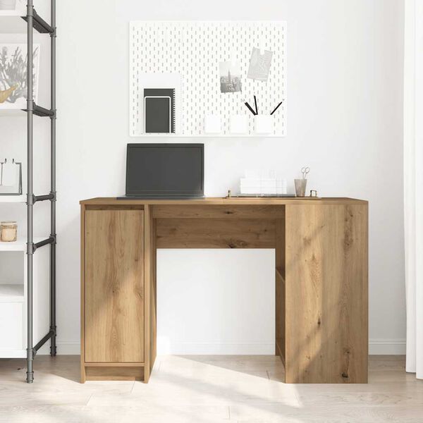 vidaXL Schreibtisch Artisan-Eiche 120x42x76 cm Holzwerkstoff