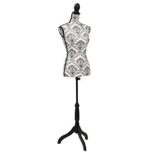 Damenb&uuml;ste Schneiderpuppe Torso Schwarz Wei&szlig;
