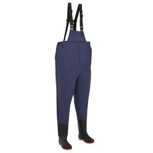 vidaXL Wathose mit Stiefeln Gr&ouml;&szlig;e 38 Blau
