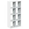 vidaXL Raumteiler B&uuml;cherregal Wei&szlig; 69,5 x 29 x 137,5 cm Holzwerkstoff