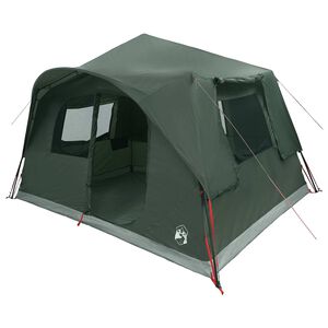 vidaXL Sofort Zelt Olivegr&uuml;n 365 x 380 x 200 cm Polyester und Stahl