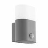 EGLO Sensor LED-Au&szlig;enwandleuchte Favria 1&times;11 W Alu Silbern