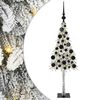 vidaXL Weihnachtsbaum mit 150 LEDs Wei&szlig; 120 cm PE und Stahl