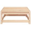 vidaXL Gartensofa mit Fu&szlig;hocker 2-Sitzer Massivholz Kiefer