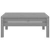 vidaXL 3-tlg. Garten-Lounge-Set Massivholz Kiefer Grau