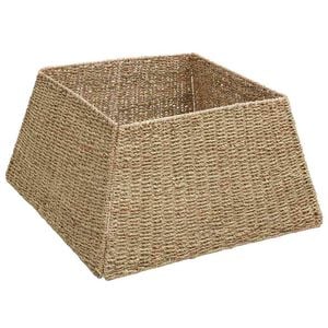 vidaXL Weihnachtsbaumkragen Quadratisch Braun 50 x 50 x 25 cm