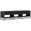 vidaXL TV-Schrank Schwarz 180x40x46 cm Holzwerkstoff
