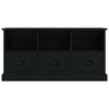 vidaXL TV-Schrank Schwarz 100x35x50 cm Holzwerkstoff
