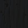 vidaXL Hochbeet Latten-Design Schwarz 200x50x70 cm Massivholz Kiefer
