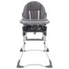vidaXL Baby-Hochstuhl Grau und Weiß