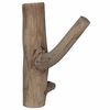 vidaXL Haken Braun 4 x 4 x 14 cm Massives upgecyceltes Holz