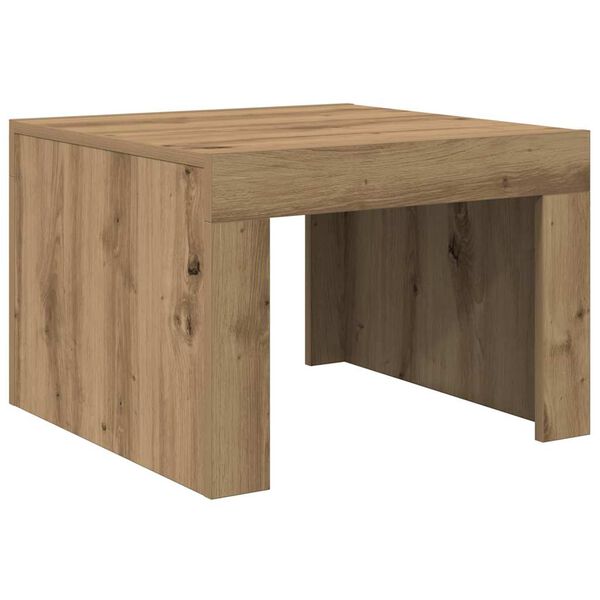 vidaXL Couchtisch Artisan-Eiche 50 x 50 x 35 cm Holzwerkstoff
