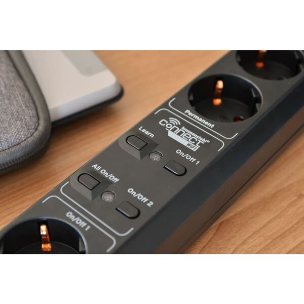 Brennenstuhl Steckdosenleiste 6-Fach Eco-Line Wifi-Verbindung 1,5 m