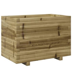 vidaXL Pflanzk&uuml;bel 70x40x49,5 cm Kiefernholz Impr&auml;gniert