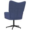 vidaXL Relaxsessel Blau Stoff