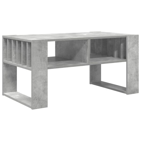 vidaXL Couchtisch Beton Grau 92 x 49,5 x 45 cm Holzwerkstoff