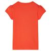 Kinder-T-Shirt Dunkelorange 128