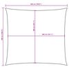 vidaXL Sonnensegel Oxford-Gewebe Quadratisch 5x5 m Anthrazit