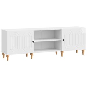 vidaXL TV-Schr&auml;nk 150 x 31 x 50 cm Hochglanz Wei&szlig; Holzwerkstoff