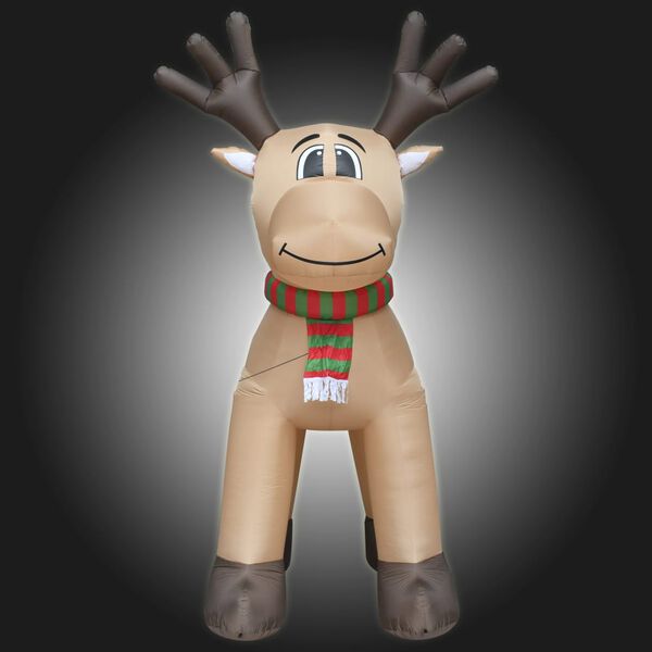 vidaXL Aufblasbares Rentier LED IP44 500 cm XXL