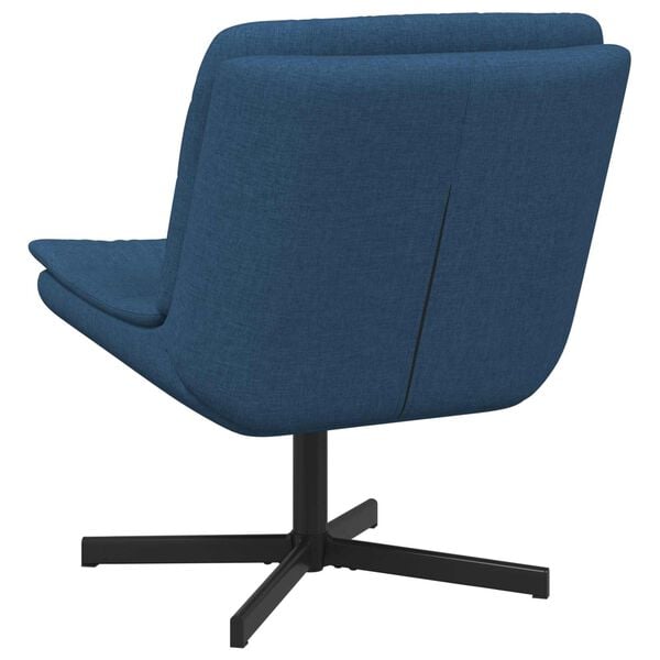 vidaXL Drehstuhl Blau 63 x 75 x 76 cm Stoff