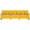 vidaXL 3-Sitzer-Sofa Gelb 210 cm Samt