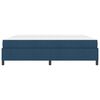 vidaXL Boxspringbett mit Matratze Blau 200 x 200 cm Stoff