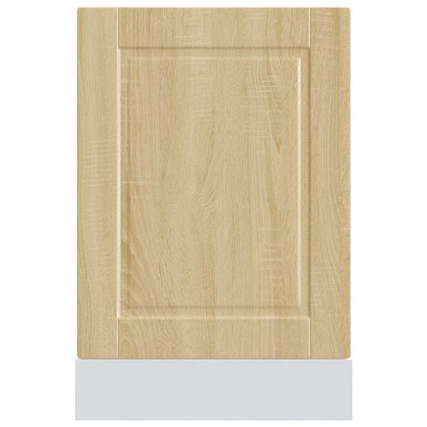vidaXL Geschirrsp&uuml;lerblende Porto Sonoma-Eiche 45x1,5x67 cm