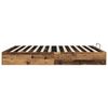 vidaXL Ottoman Bettgestell Altholz 160 x 200 cm Holzwerkstoff