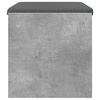 vidaXL Flurbank mit Kissen Beton Grau 63 x 38 x 40 cm