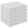 vidaXL Tischdecke 5 stk. Rechteckig Wei&szlig; 140 x 260 cm Polyester
