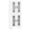 vidaXL Highboard Wei&szlig; 69,5x34x180 cm Holzwerkstoff