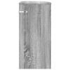 vidaXL Beistelltisch Graues Sonoma 29,6 x 29,6 x 60 cm Holzwerkstoff