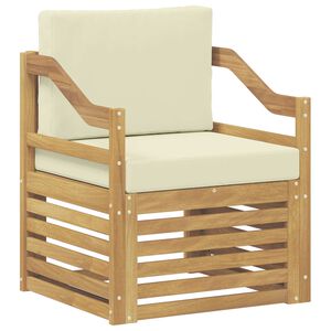 vidaXL Outdoor-Sofagarnitur Polyester Wei&szlig;