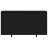 vidaXL Sideboard Schwarz Eichen-Optik 135 x 41 x 75 cm Holzwerkstoff