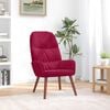 vidaXL Relaxsessel Weinrot Samt