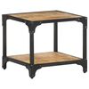 vidaXL Couchtisch 40x40x36 cm Raues Mango-Massivholz