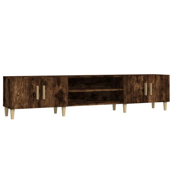 vidaXL TV-Schrank Räuchereiche 180x31,5x40 cm Holzwerkstoff