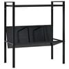 vidaXL B&uuml;cherregal 2 Regalb&ouml;den Schwarz 52x28x59 cm Holzwerkstoff
