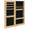 vidaXL Schmuckschrank mit Spiegel Wandmontage 30x8,5x67 cm