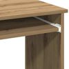 vidaXL Schreibtisch mit Regal Artisan-Eiche 84x40x78cm Holzwerkstoff