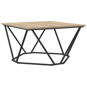 vidaXL Couchtisch Sonoma-Eiche 80 x 80 x 45 cm