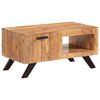 vidaXL Couchtisch Massivholz Akazie 90x50x45 cm