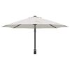 vidaXL Gartenparasol Beige und Schwarz 248 x 248 x 148 cm