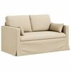 vidaXL Sofa Creme 139 x 78 x 80 cm Stoff