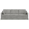 vidaXL Sofa Hellgrau 228 x 78 x 80 cm Samt