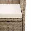 vidaXL 5-tlg. Garten-Essgruppe Beige