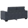 vidaXL Zweisitzer-Sofa Dunkelgrau 120 cm Samt