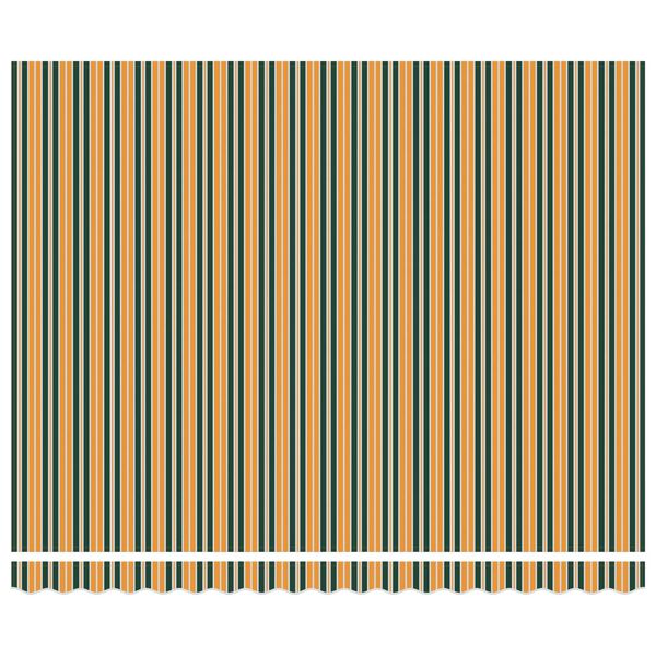 vidaXL Markise Gr&uuml;n und Gelb 400 x 300 x 165 cm