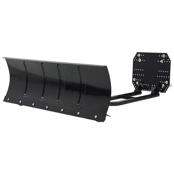 vidaXL Schneeschild f&uuml;r ATV 120x38 cm Schwarz